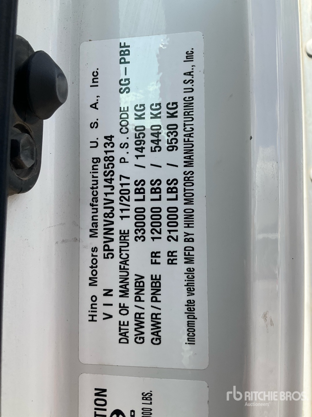 2018 Hino 338
