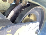 Undercarriage with Front Idler Wear