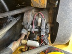 Engine with A/C Compressor