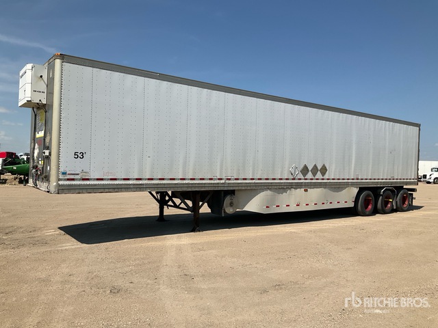 2014 Manac 53 Ft X 102 In Sliding Tri/a Heated Van Trailer