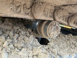 Undercarriage with Left Carrier Rollers