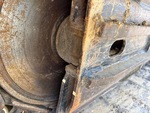 Undercarriage with Left Track Tensioner