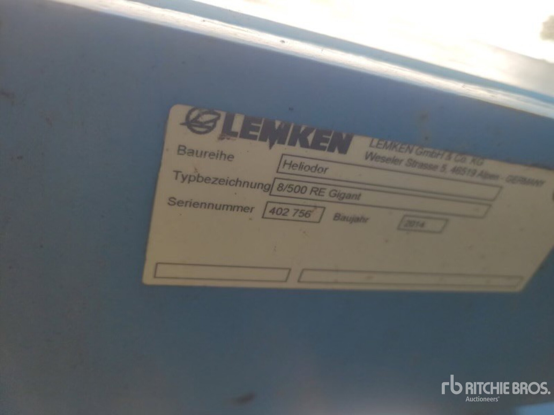 2014 Lemken GIGANT 10