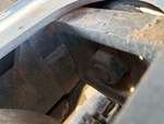 Undercarriage with Left Track Tensioner