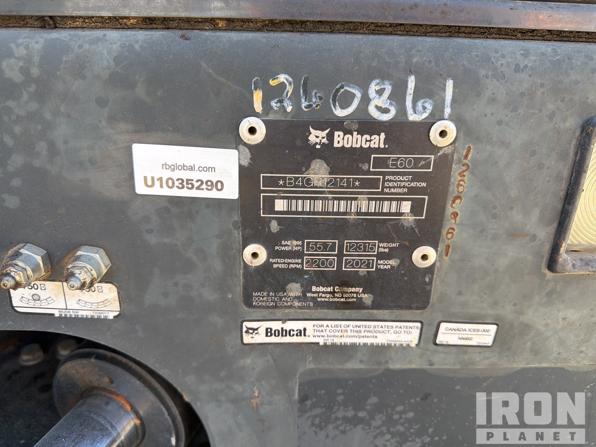 2021 Bobcat E60