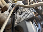 Motor with Emission Label