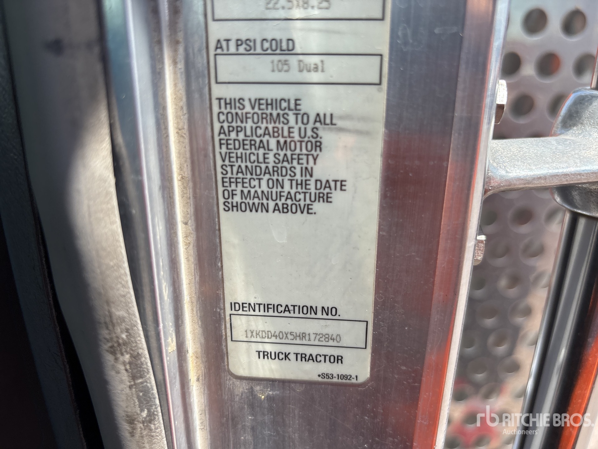 2017 Kenworth T800