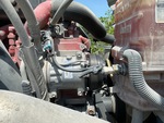 Engine with A/C Compressor