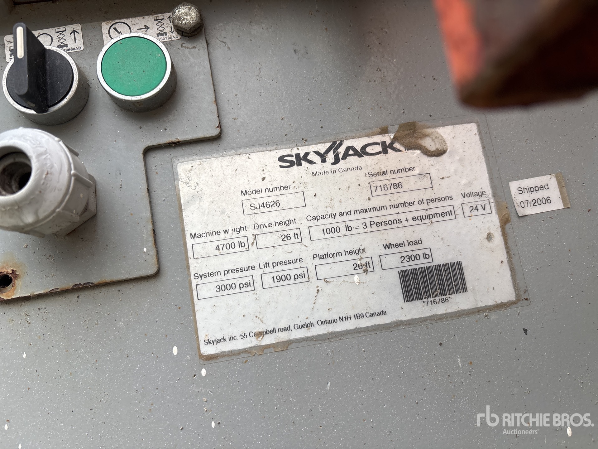2006 Skyjack SJIII4626