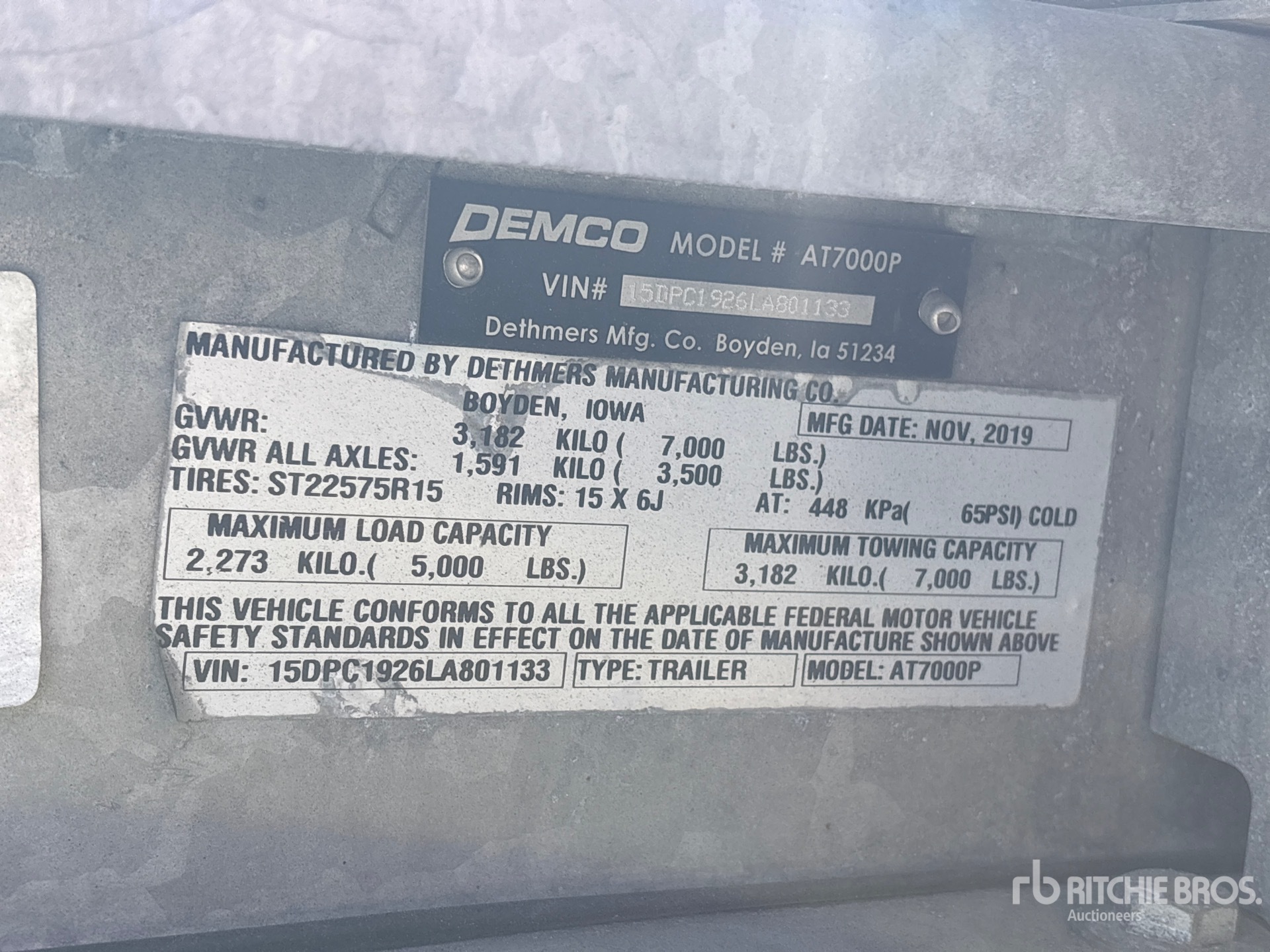 2020 Demco AT7000P