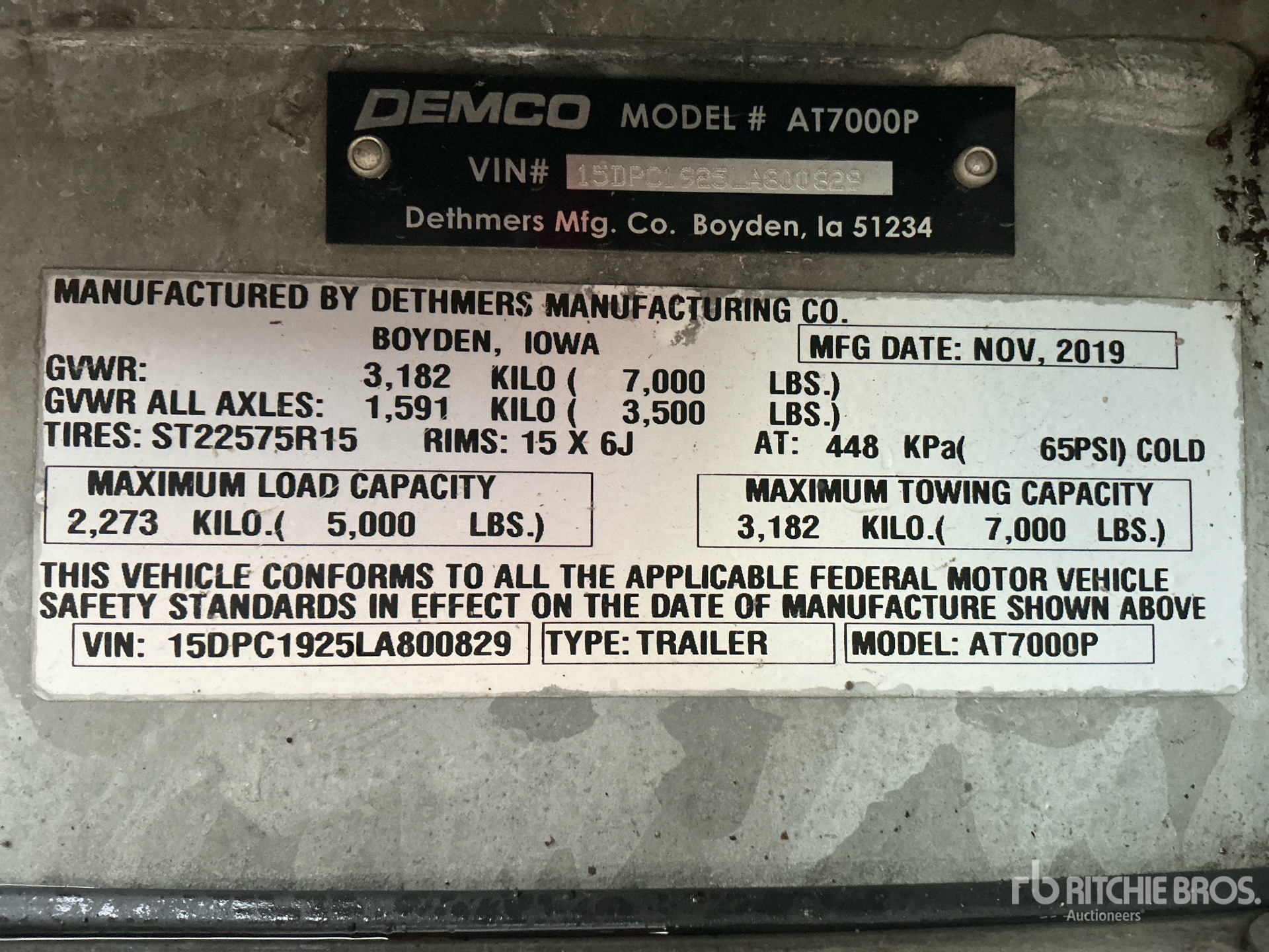 2020 Demco AT7000P