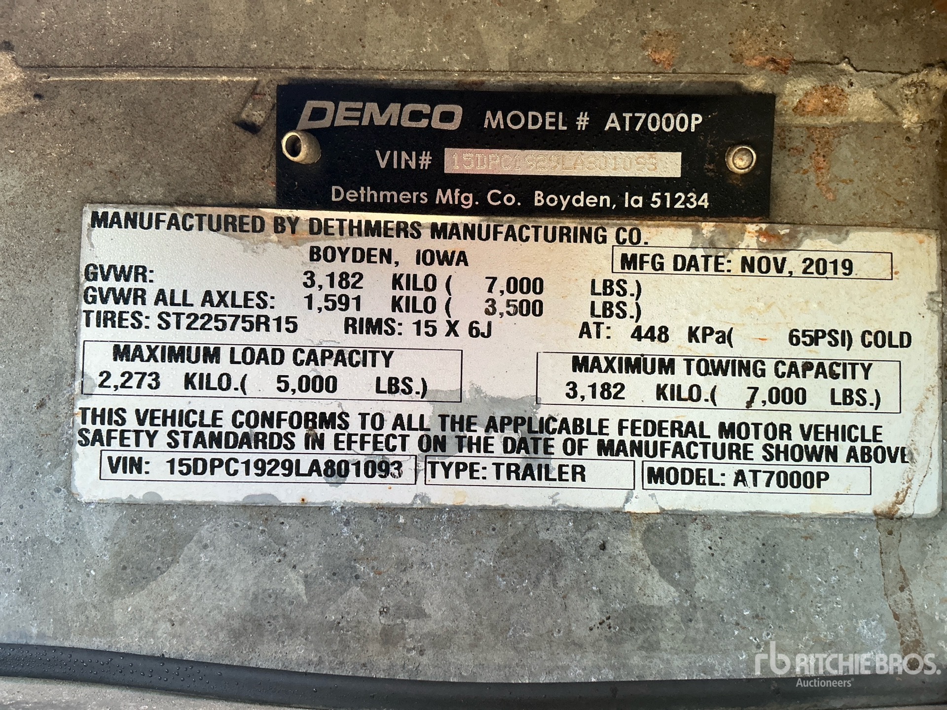 2020 Demco AT7000P