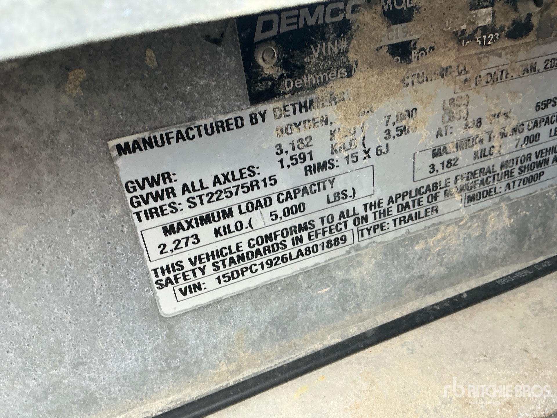 2020 Demco AT7000P