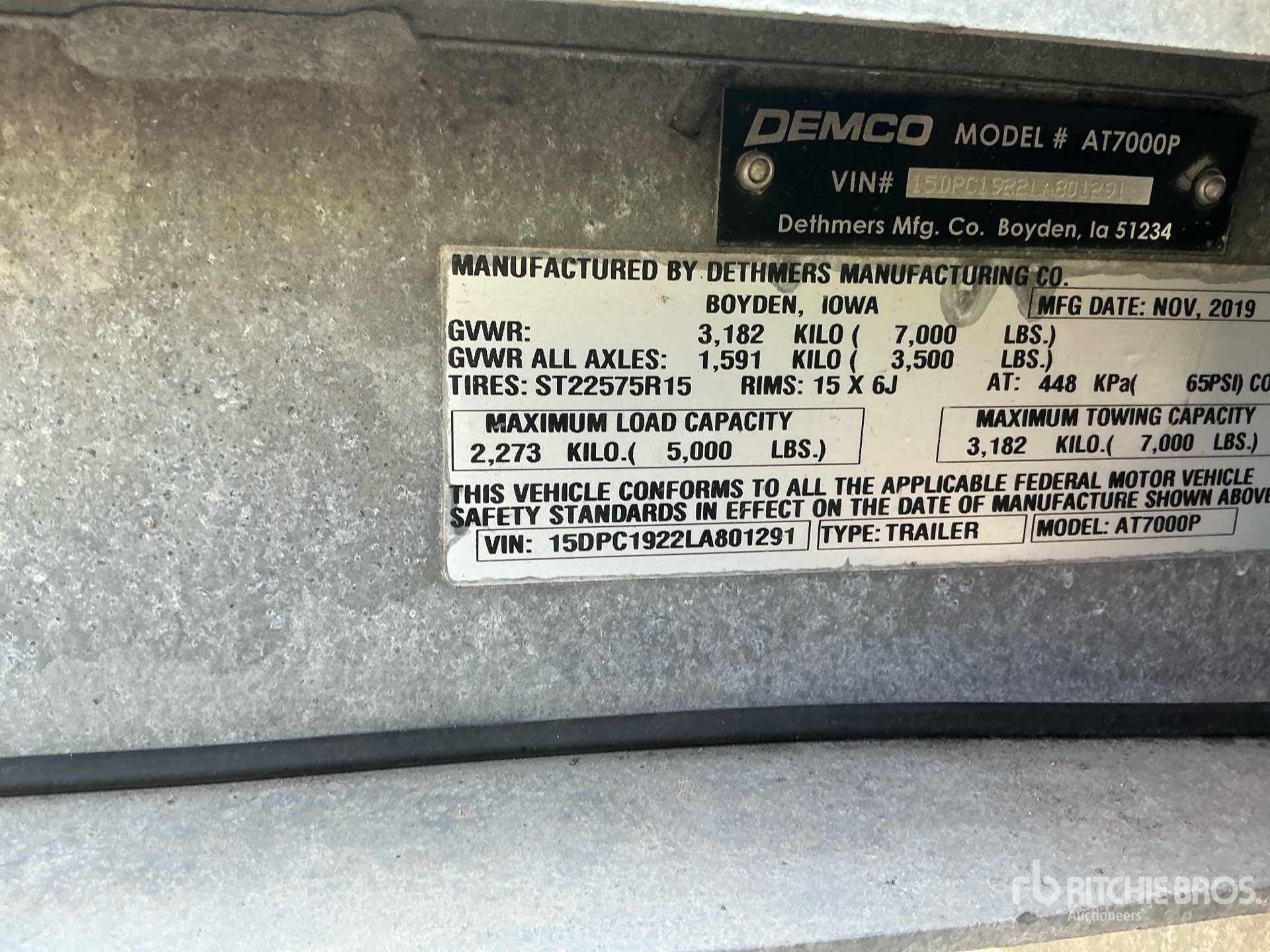 2020 Demco AT7000P