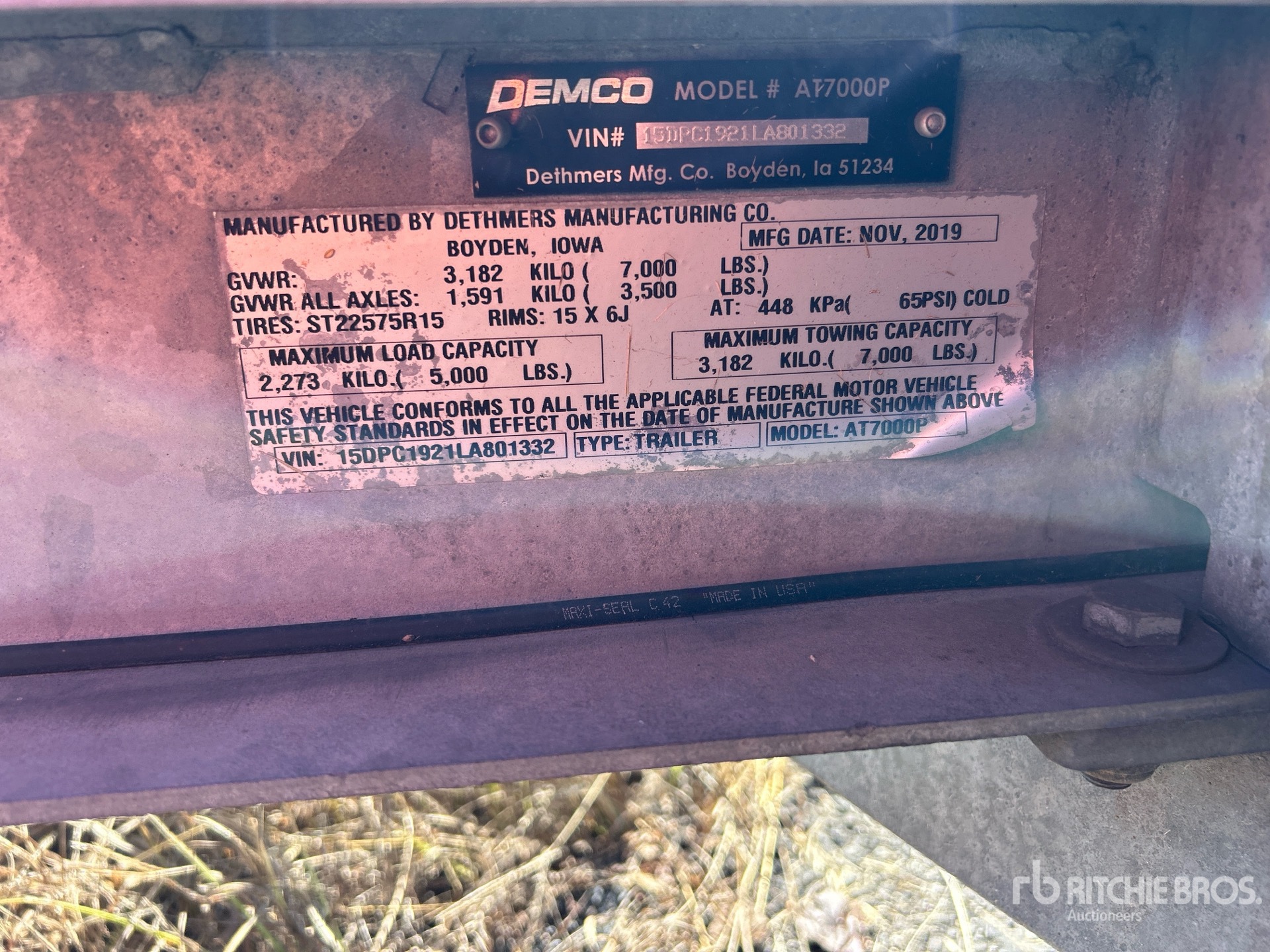 2020 Demco AT7000P