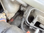 Engine with A/C Compressor
