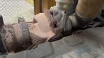 Motor with Auspuffanlage