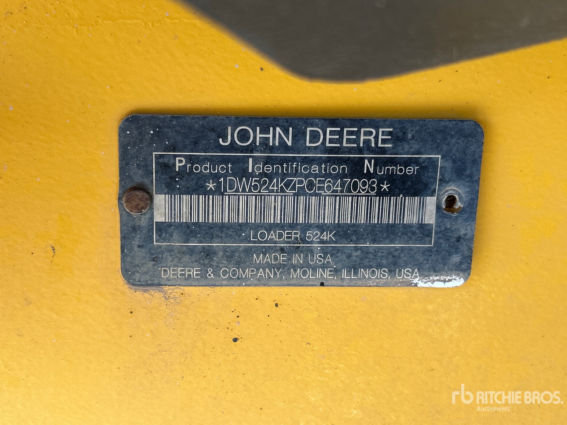 2012 John Deere 524K