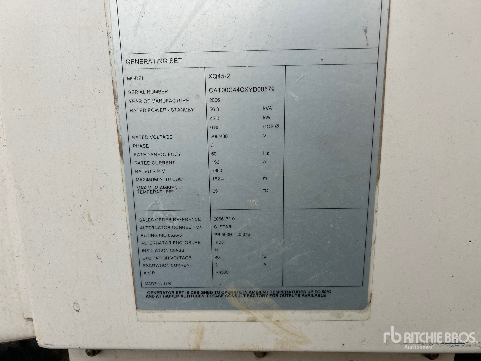 2006 Caterpillar XQ45--2