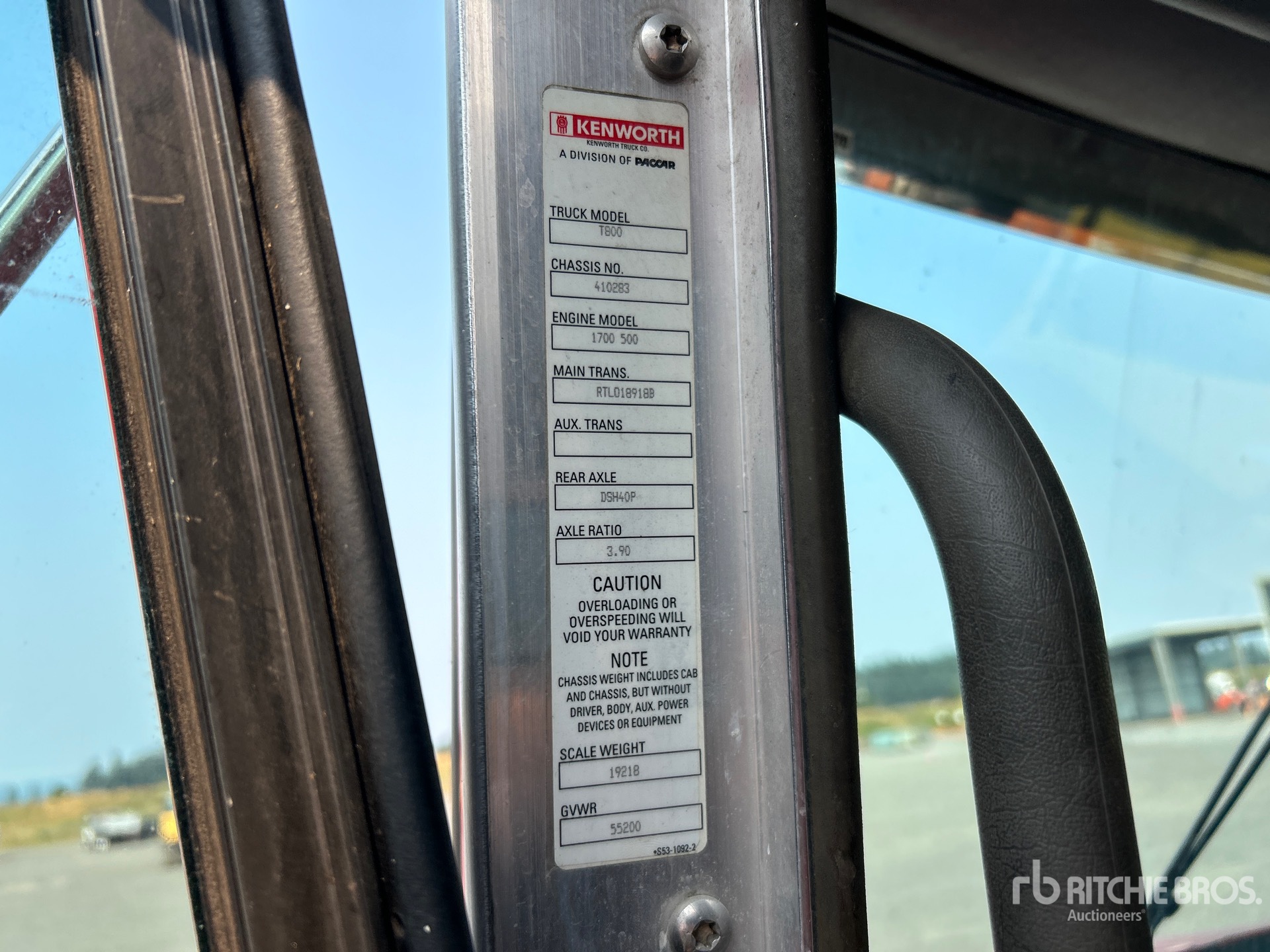2014 Kenworth T800