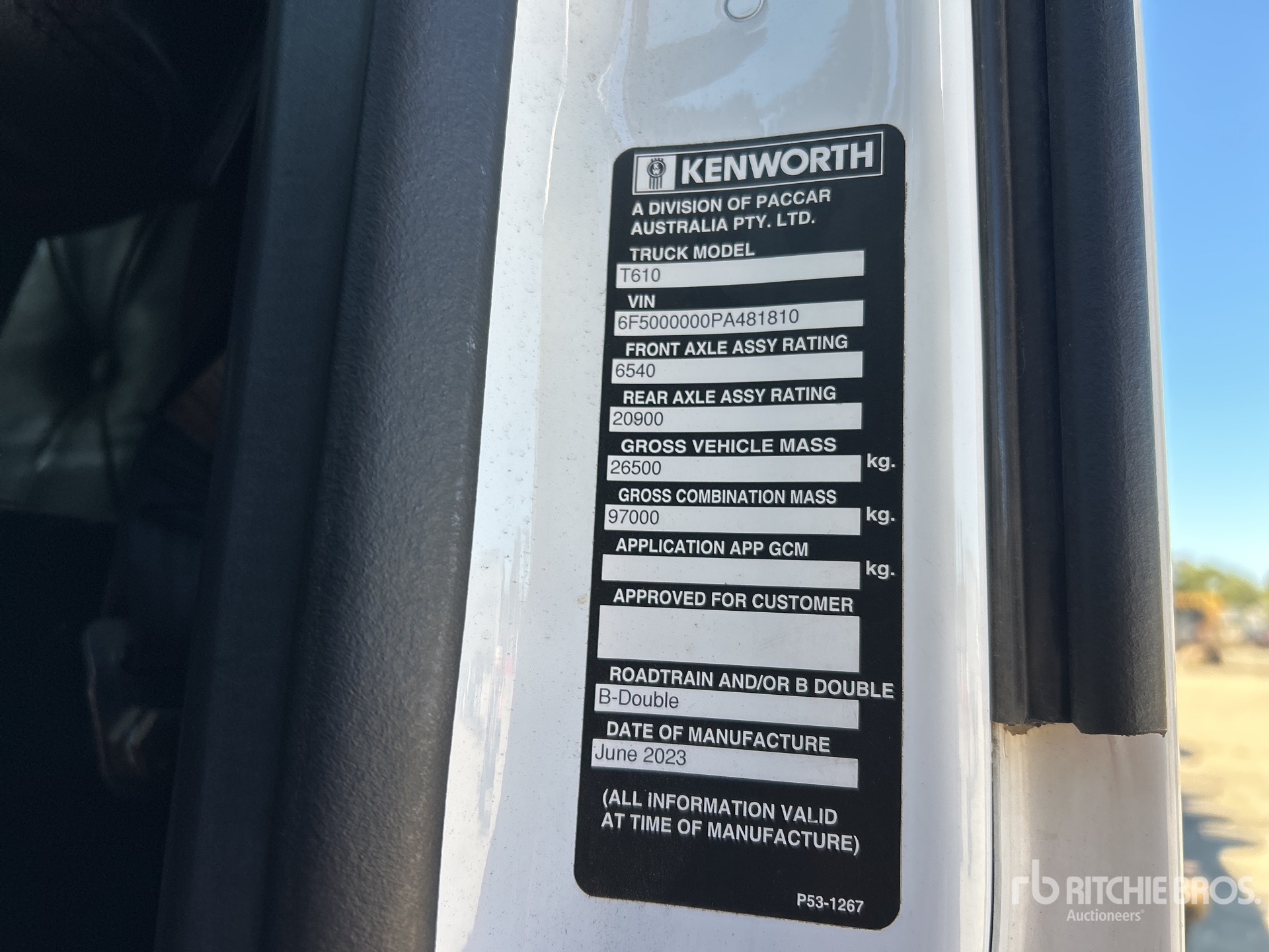 2023 Kenworth T610