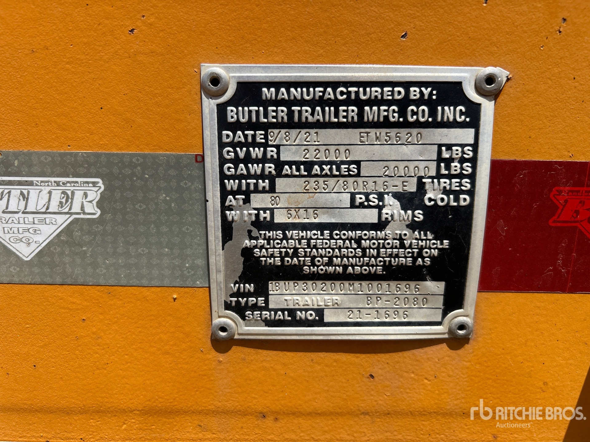 2021 Butler BP-2080