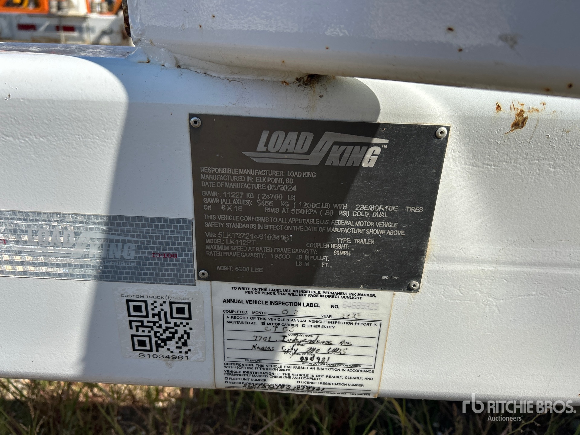 2025 Load King  LK112PT