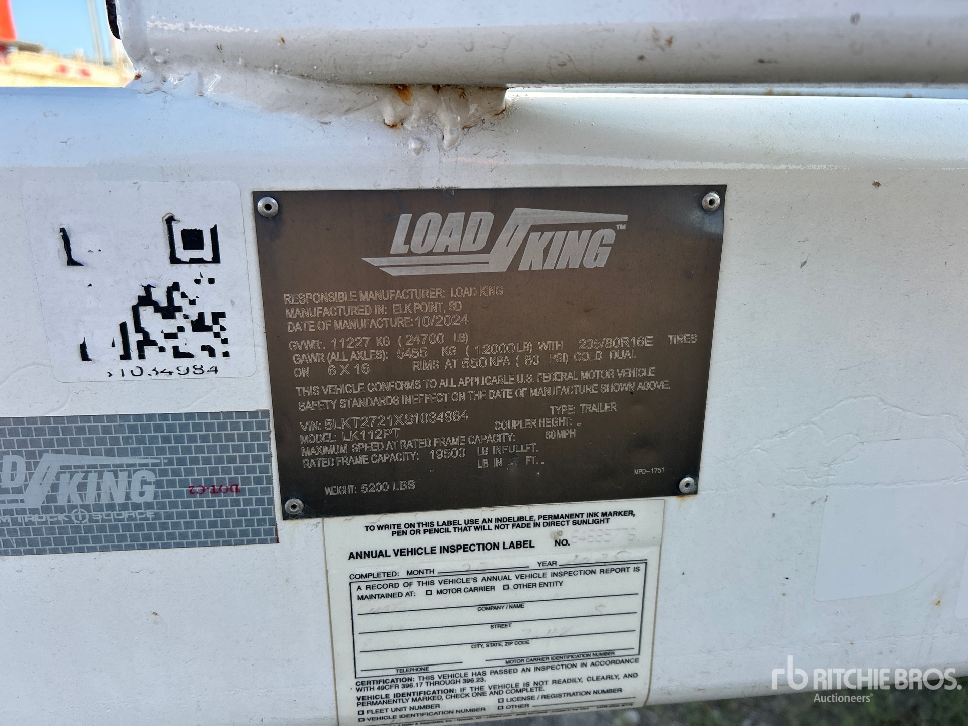 2025 Load King  LK112PT