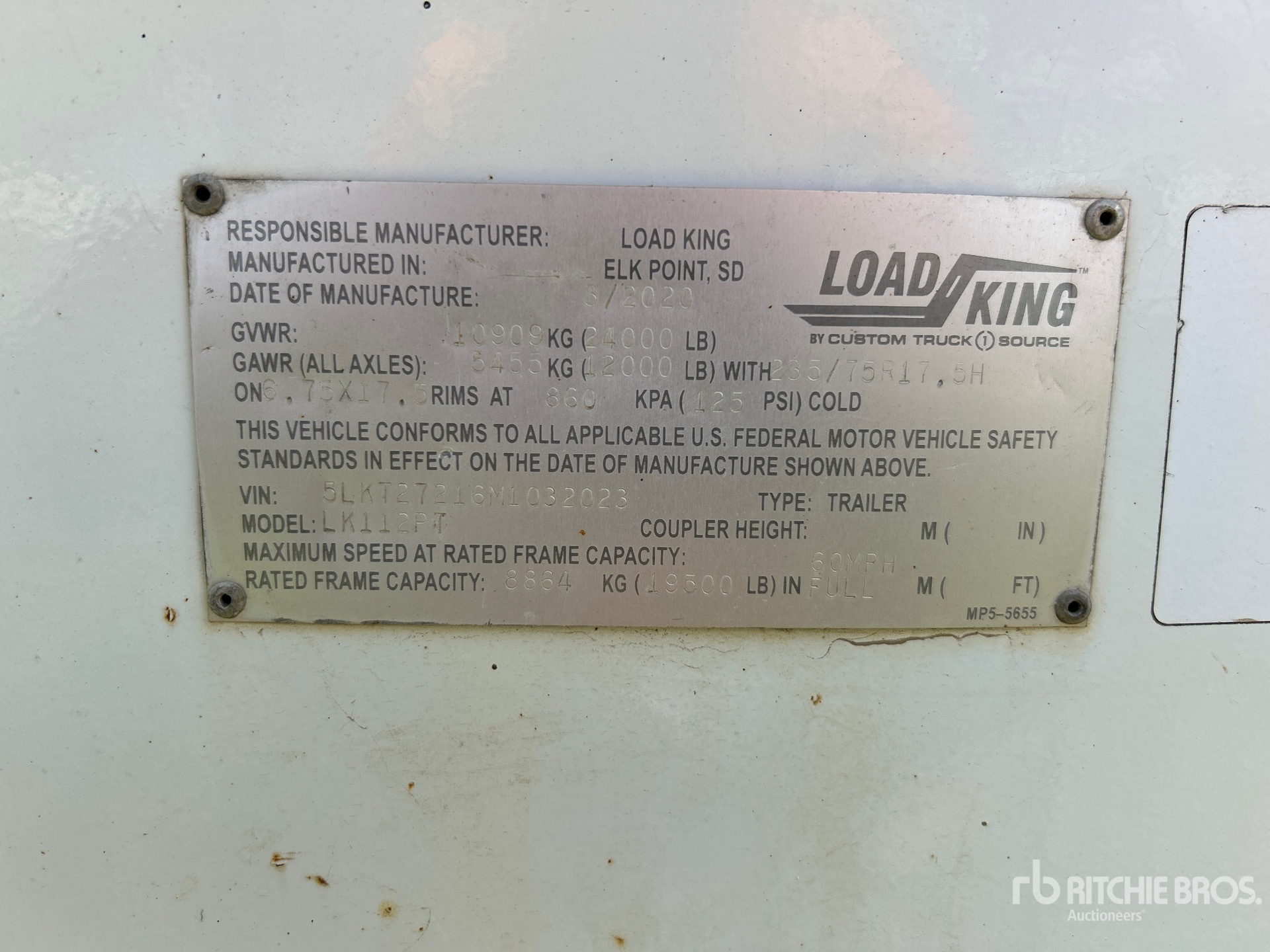 2021 Load King  LK112PT