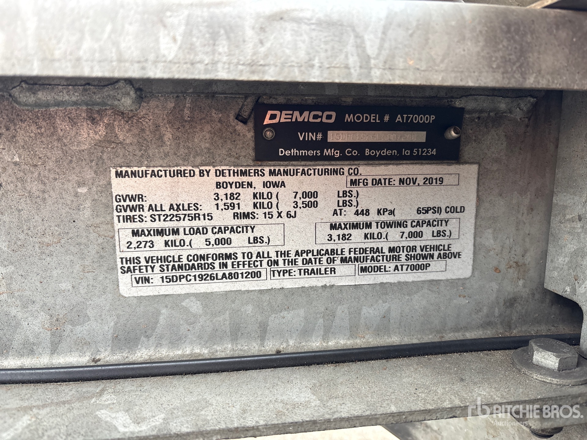 2020 Demco AT7000P