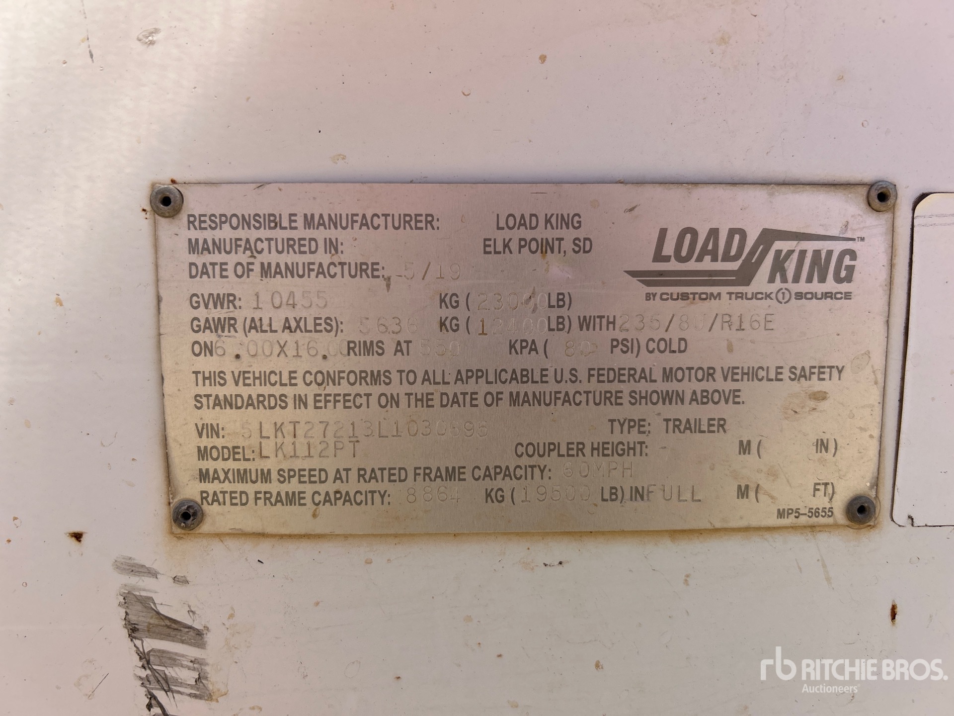 2020 Load King  LK112PT