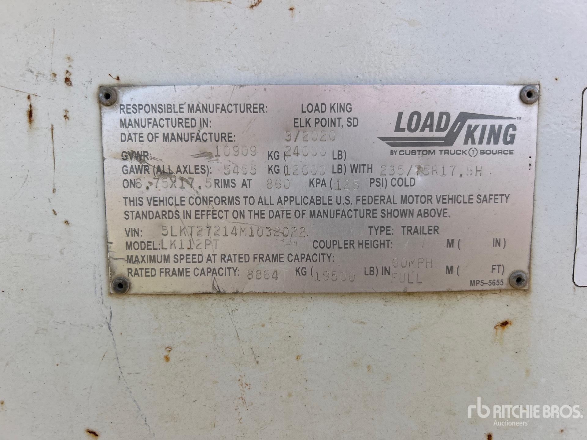 2021 Load King  LK112PT