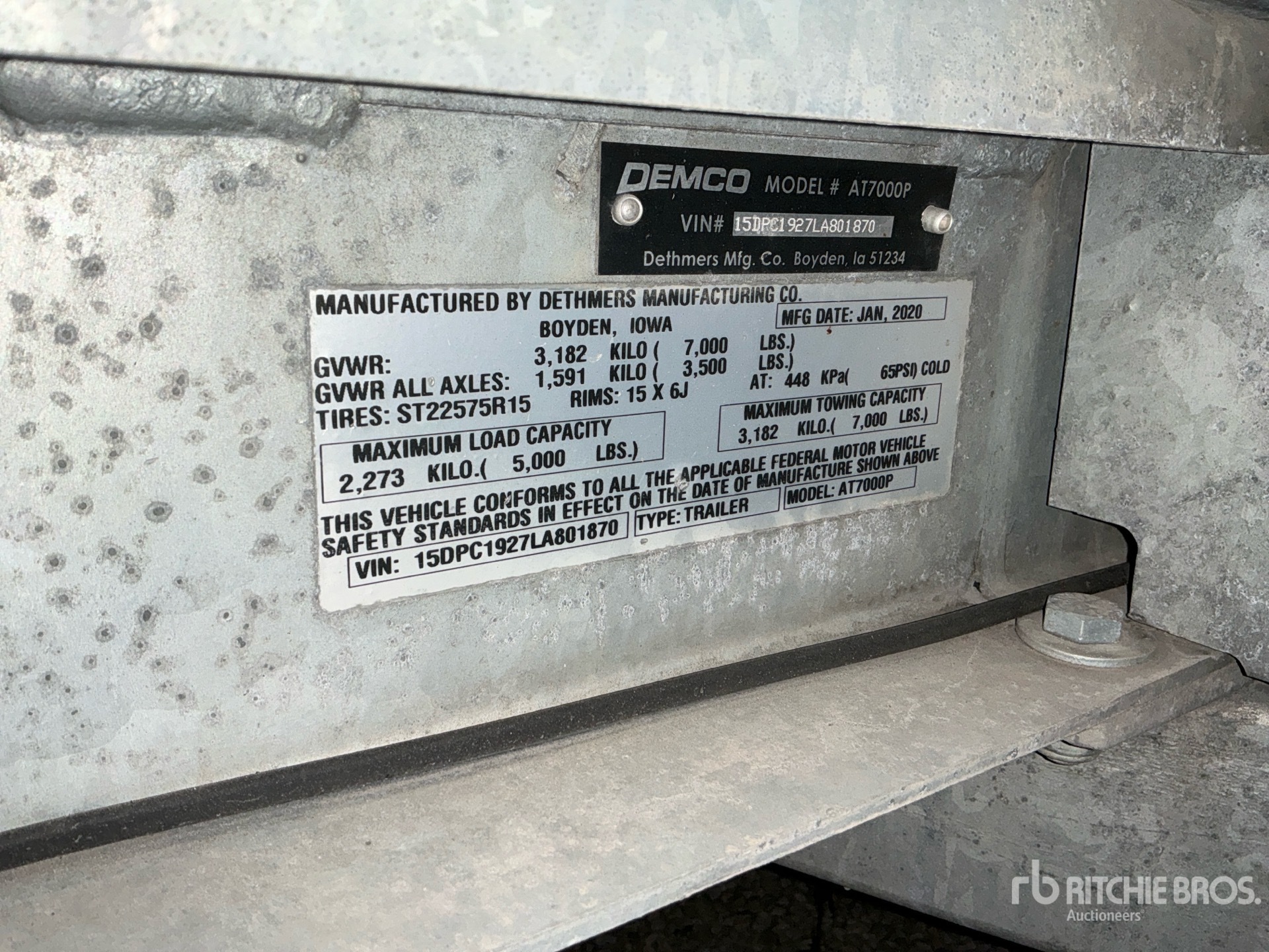 2020 Demco AT7000P