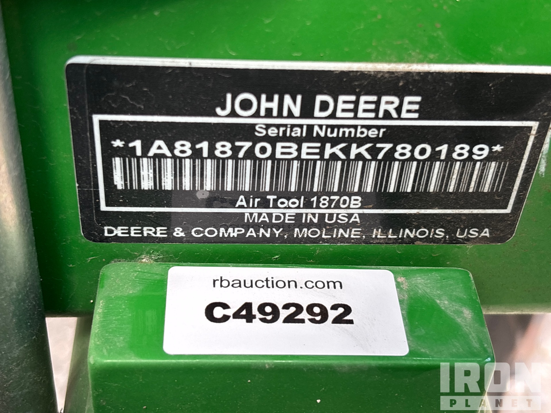 2019 John Deere 1870X CONSERVA