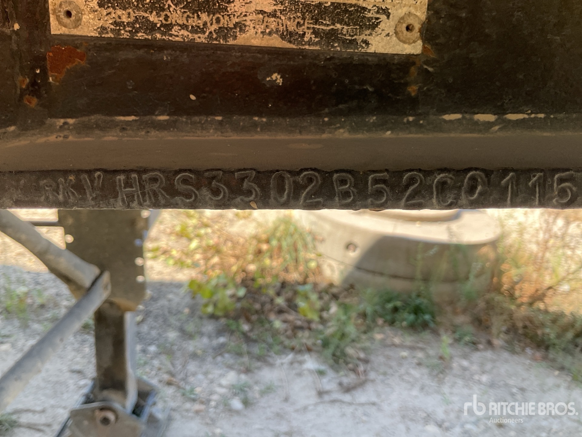 2005 Robuste-Kaiser T/A Semi-Remorque Benne