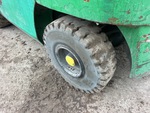 Chassis Lift with Left Rear Tire