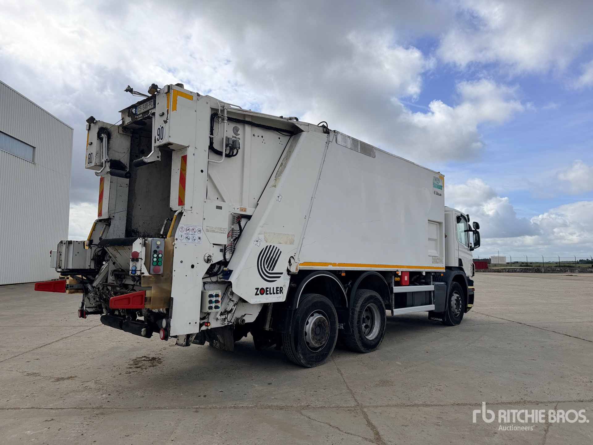 2013 Scania 6x2 Camion A Ordures Menageres