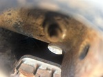 Undercarriage with Left Track Tensioner