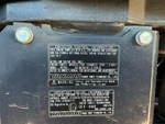 Engine with Emission Label
