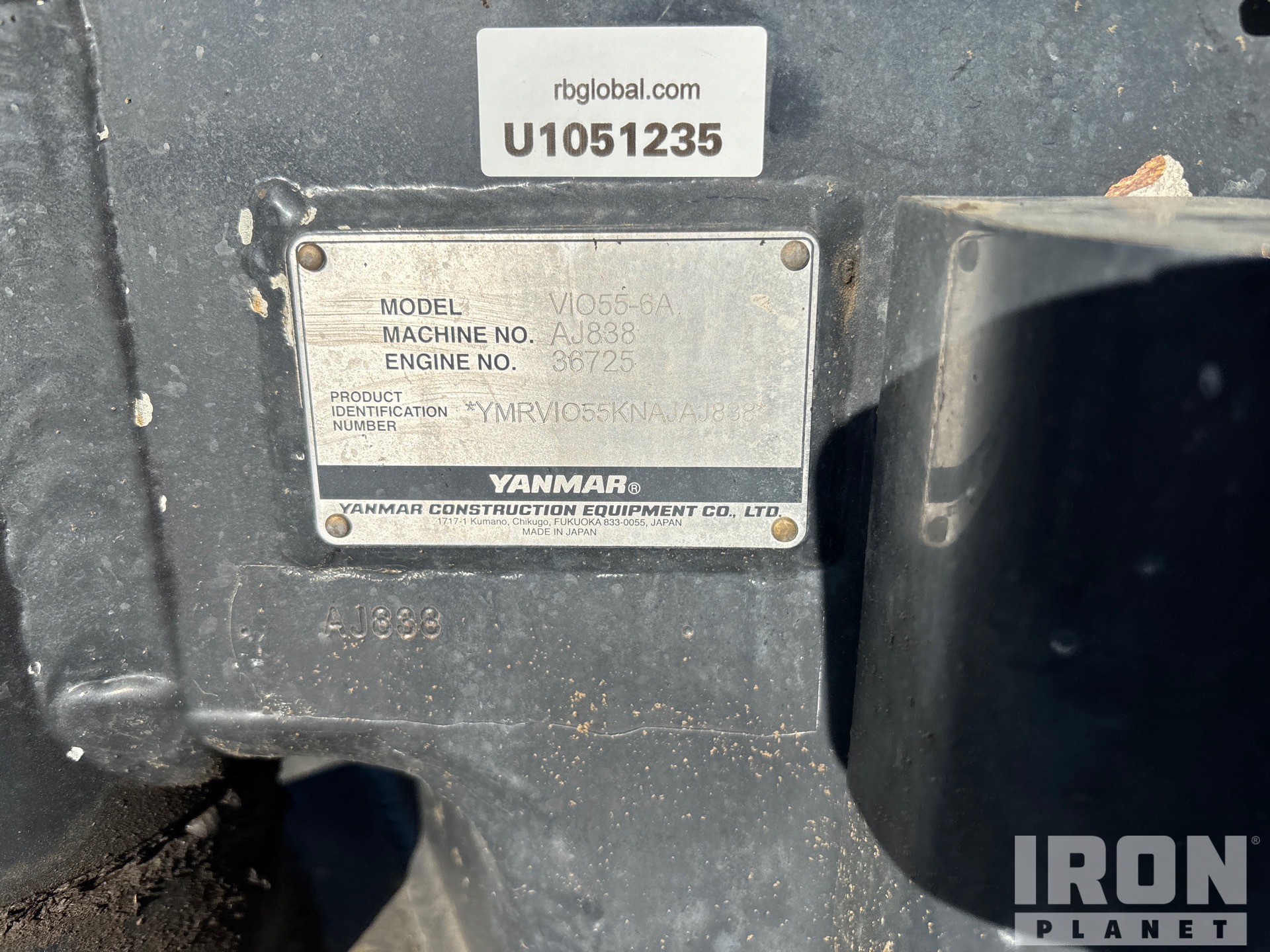 2022 Yanmar VIO55-6A