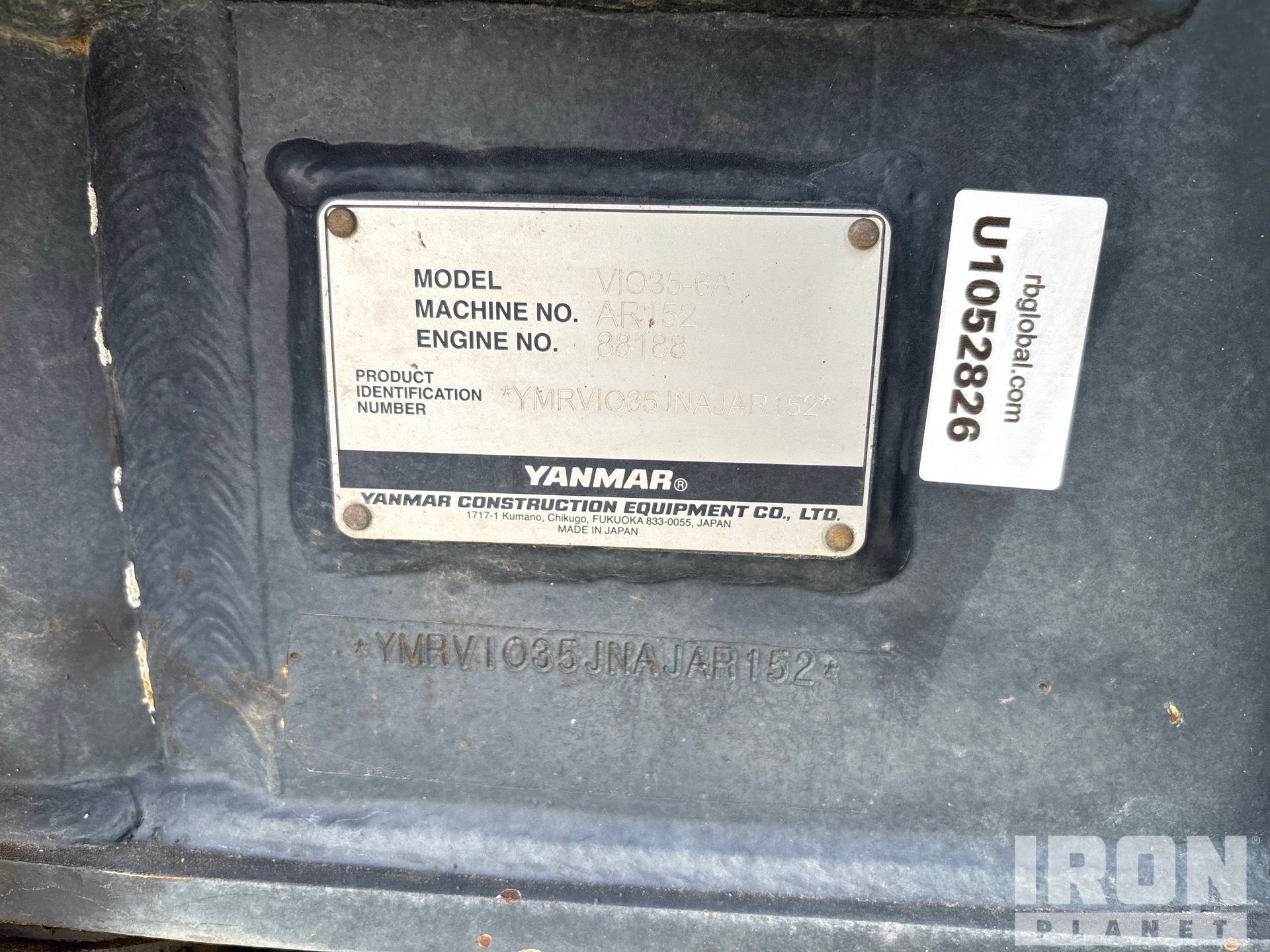 2022 Yanmar VIO35-6A