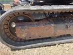 Undercarriage with Left Track Tensioner