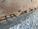 Undercarriage with Left Track Rollers