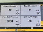Control Station with Engine Oil Pressure