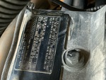 Engine with Emission Label