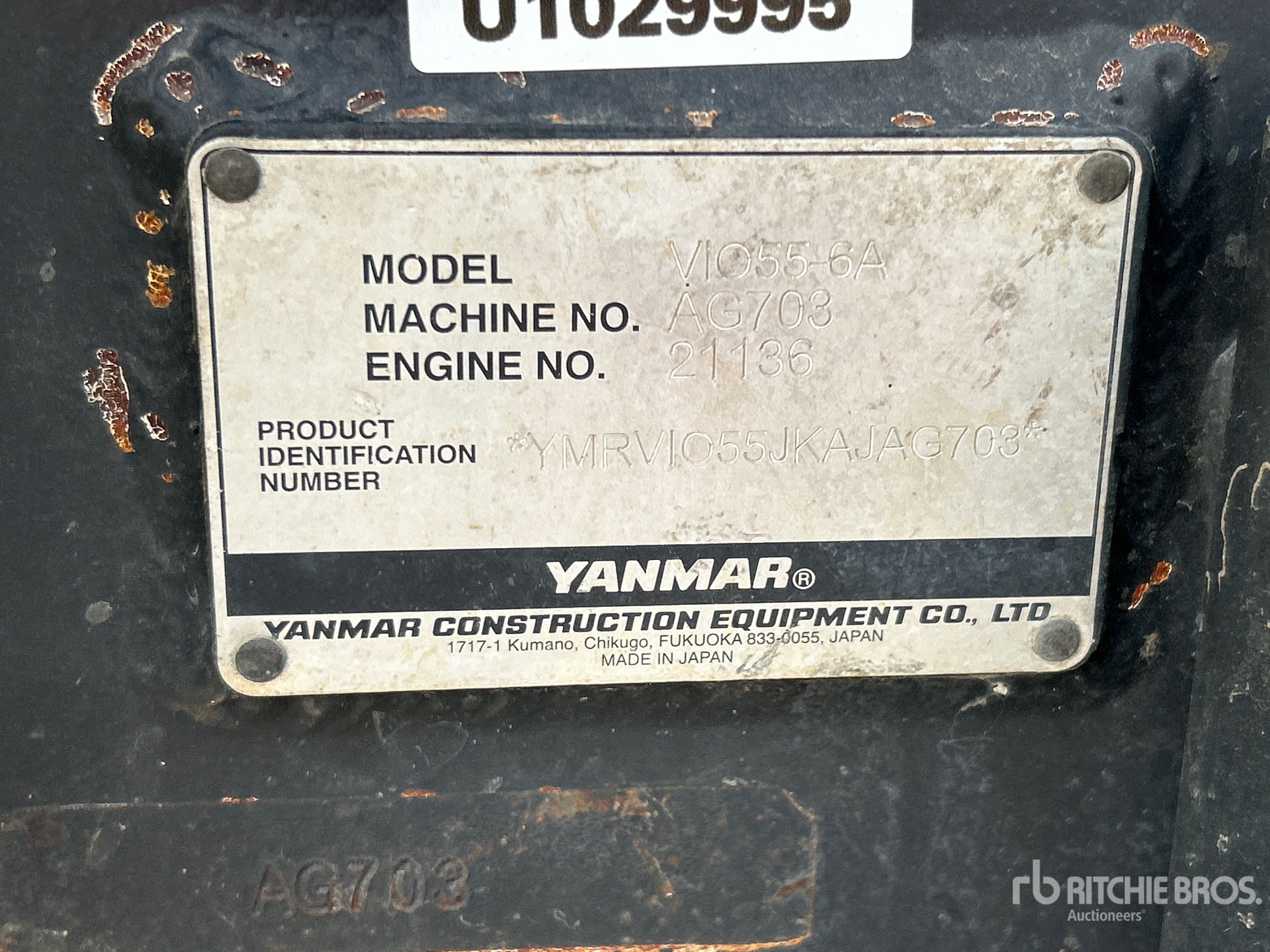 2019 Yanmar VIO55-6A
