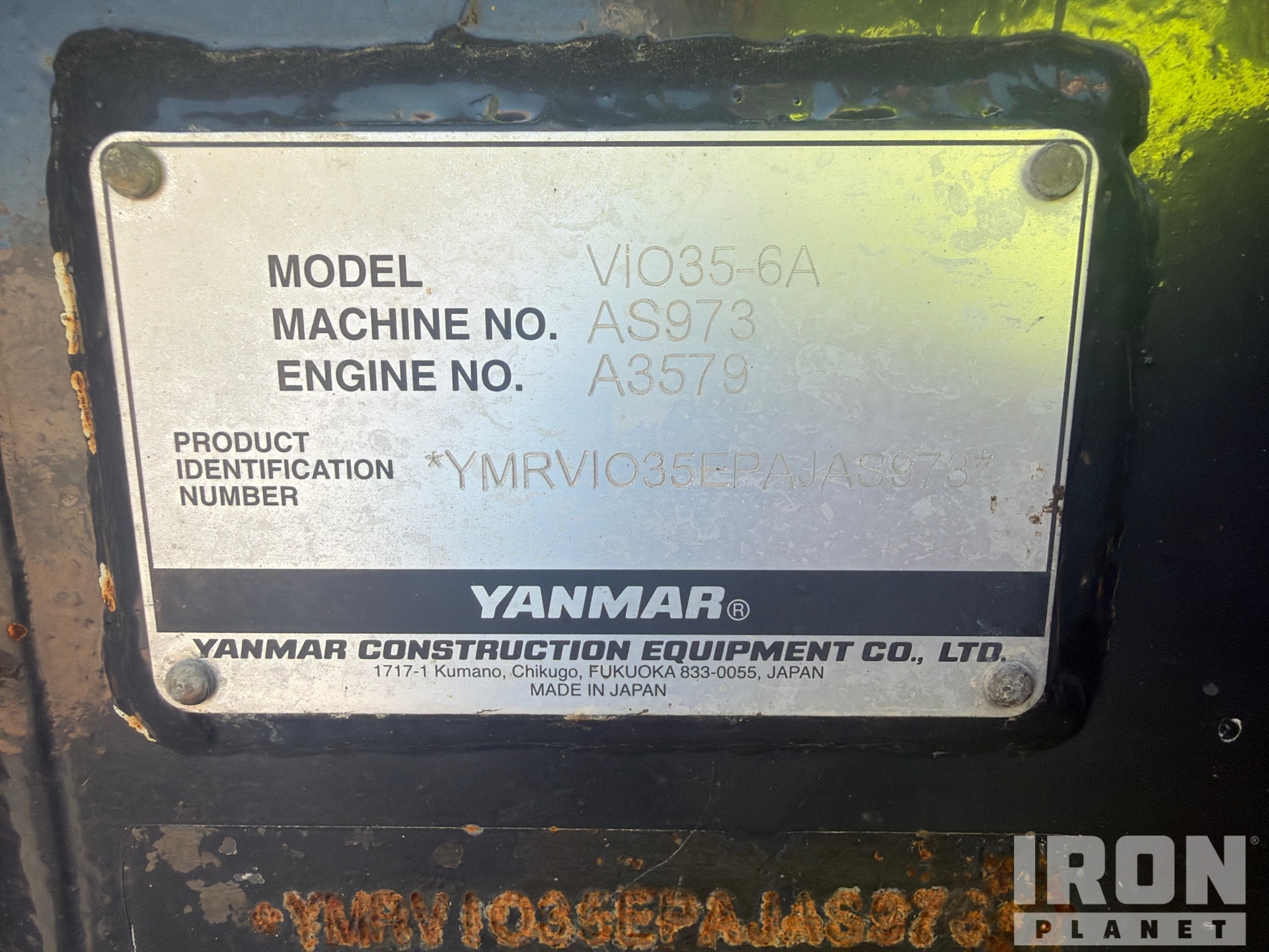 2023 Yanmar VIO35-6A