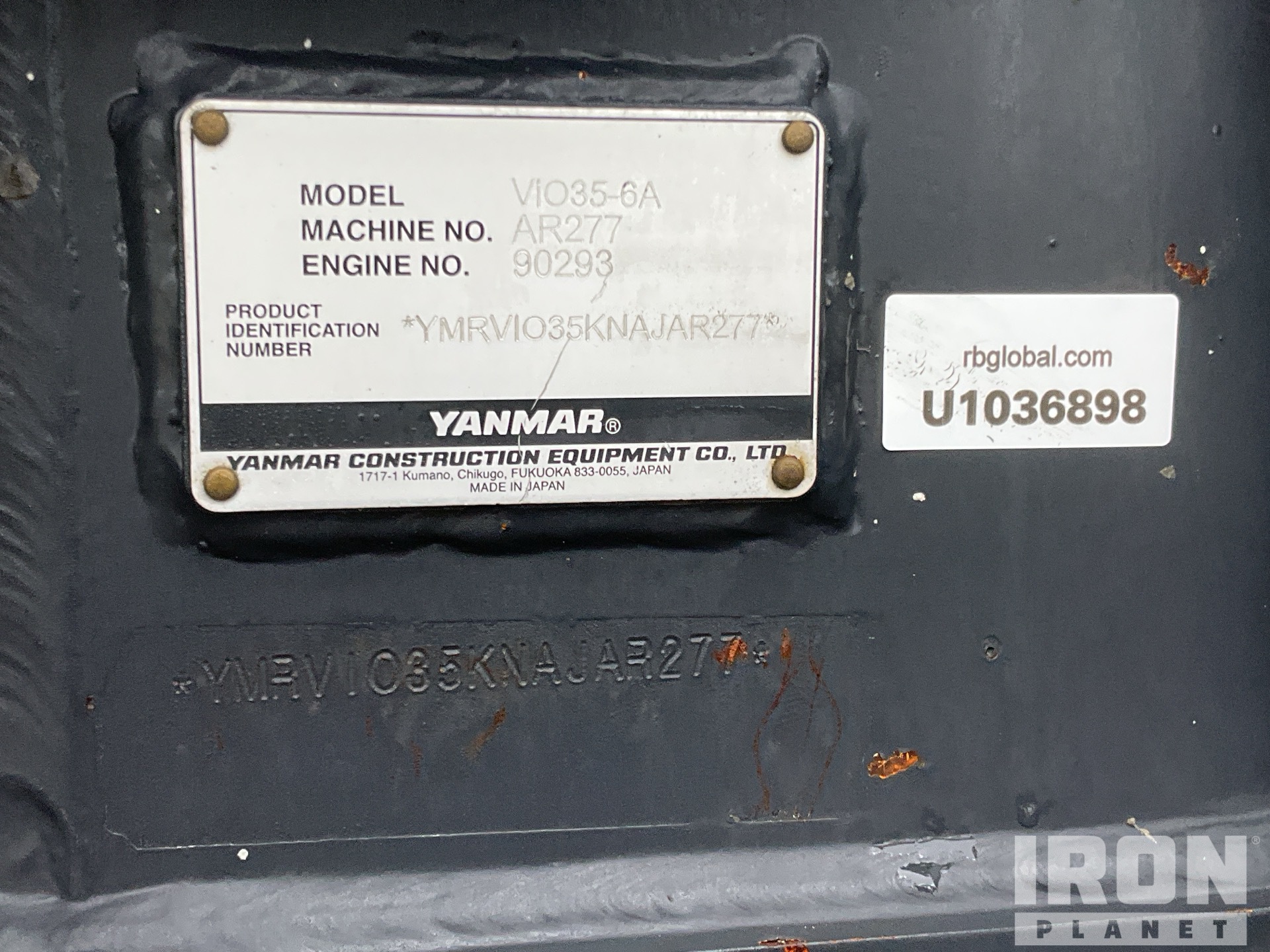 2022 Yanmar VIO35-6A
