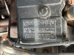 Engine with Emission Label