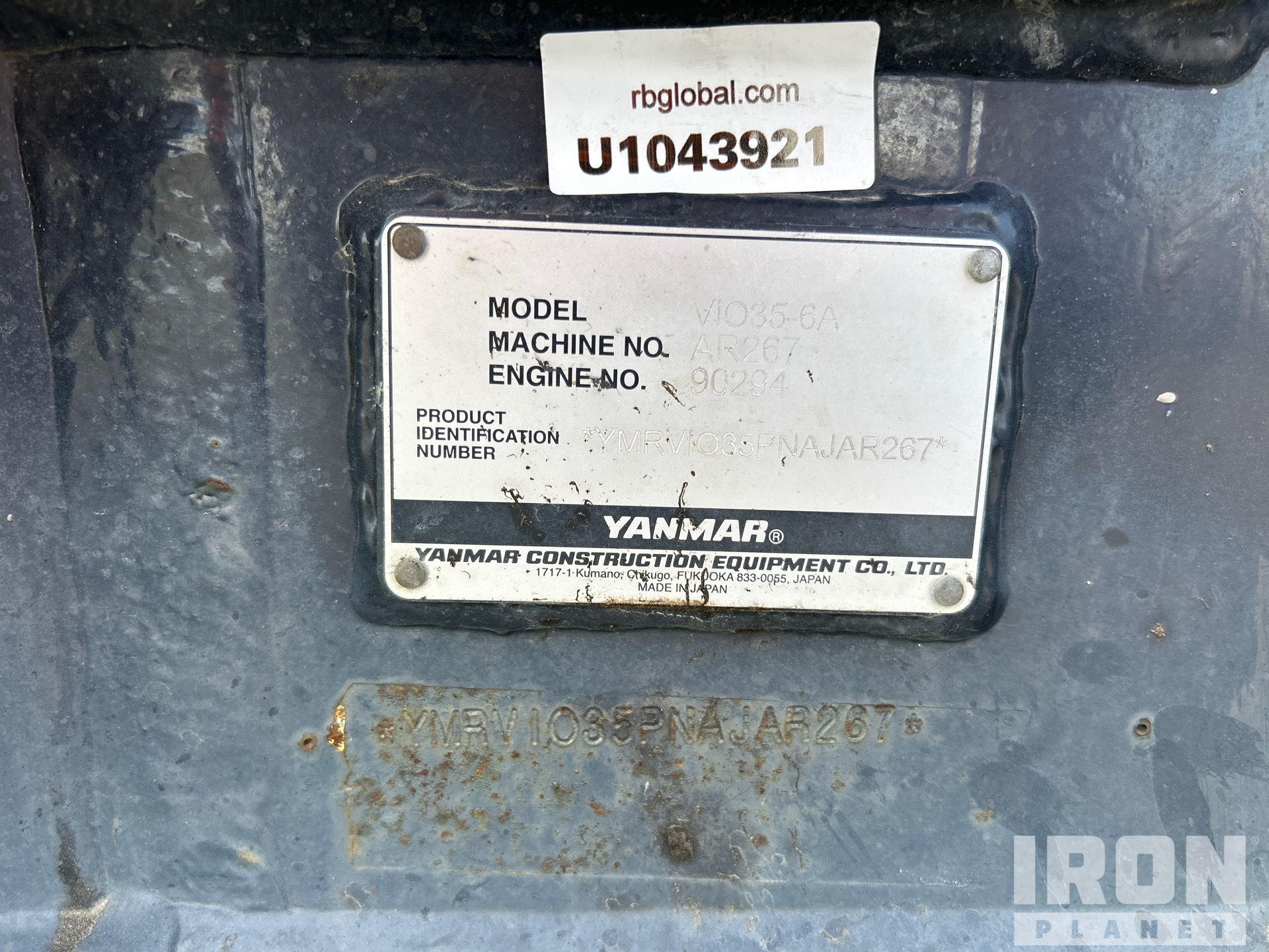 2022 Yanmar VIO35-6A
